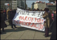 Zagreb, skup žena povodom 8. marta